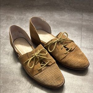 Lien Do Cuernavaca Anthropologie Suede D’orsay Oxfords